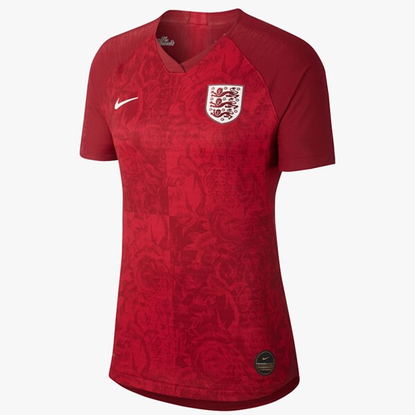 Camiseta Inglaterra Segunda equipación Mujer 2019 Rojo